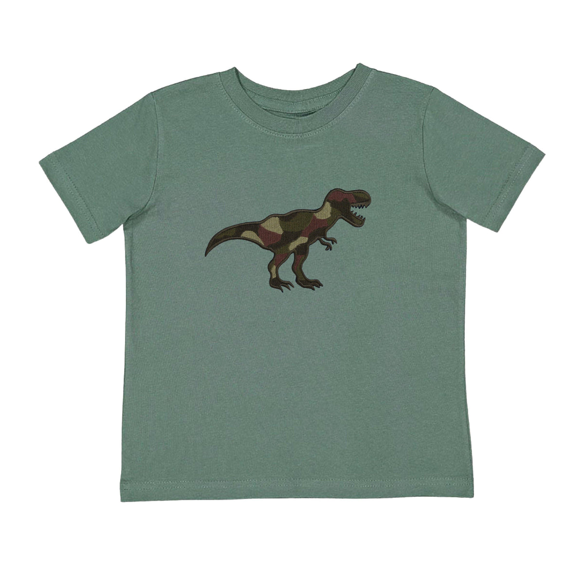 Camo Dino Patch Short Sleeve T-Shirt - Boys Clothing - Fall