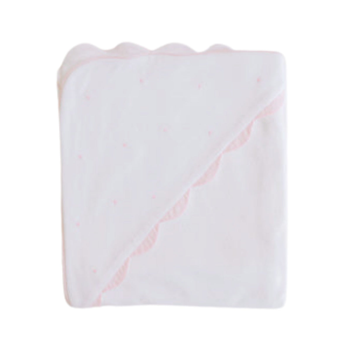 Hooded Towel, Pink Dots