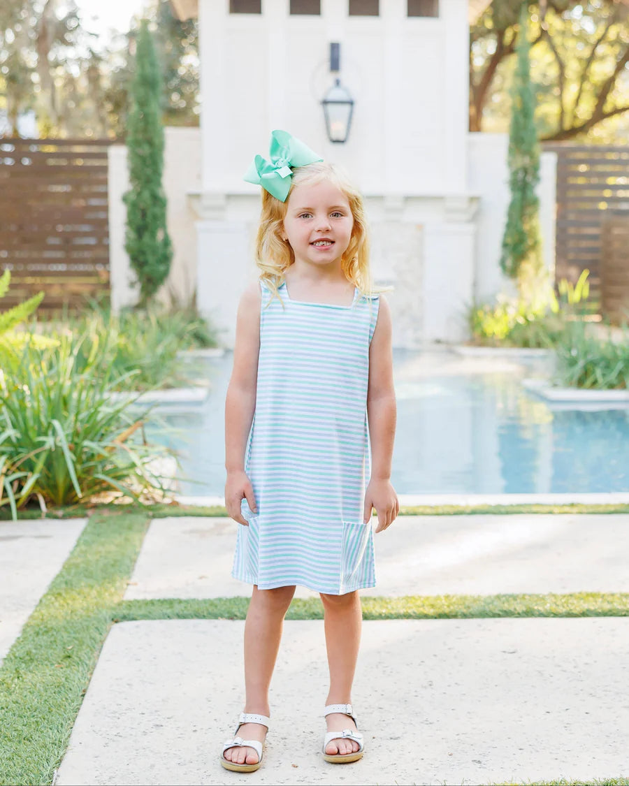 Margo Pocket Dress - Seaside Stripe