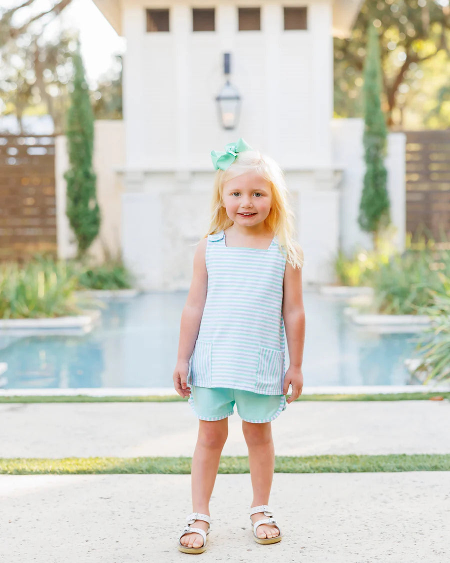 Margo Short Set - Seaside Stripe