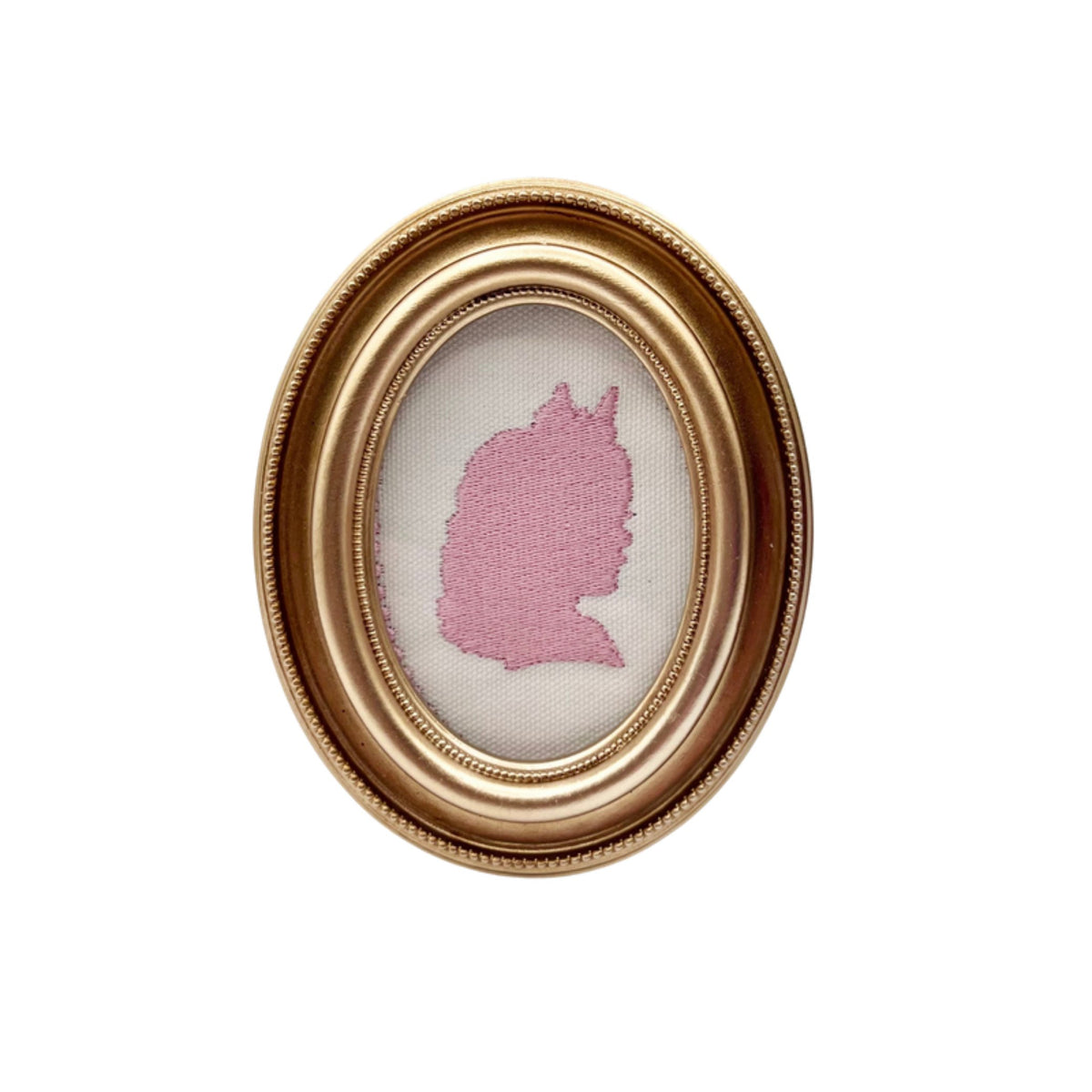 Embroidered Girl Silhouette Small