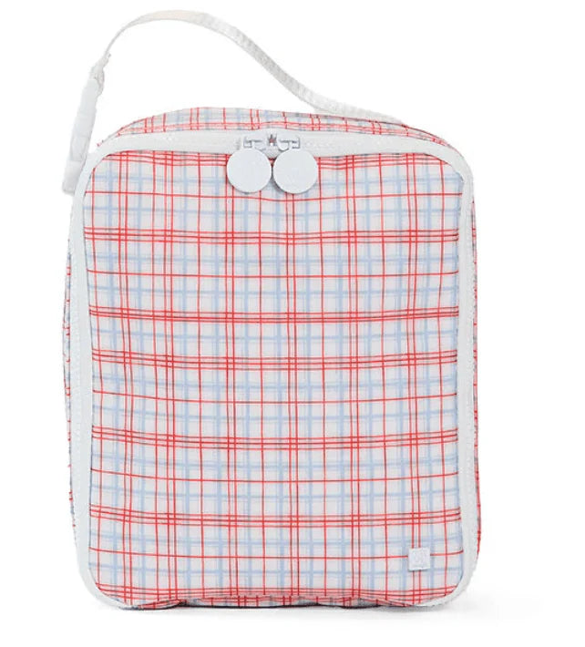 TRVL Lunch Box- Classic Plaid Red