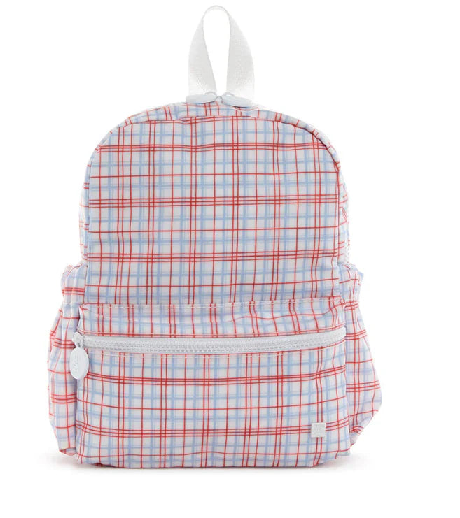 TRVL Mini Backer - Classic Plaid Red
