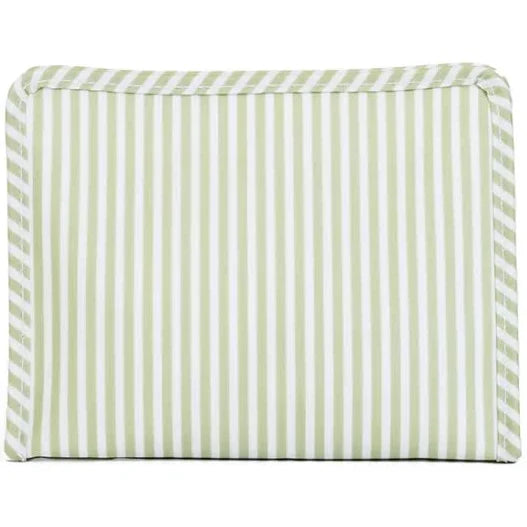 Roadie Medium Zip Pouch - Pimlico Stripe Sage