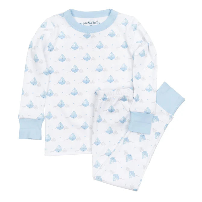 Mangiola Baby My First Sailboat Long Pajamas