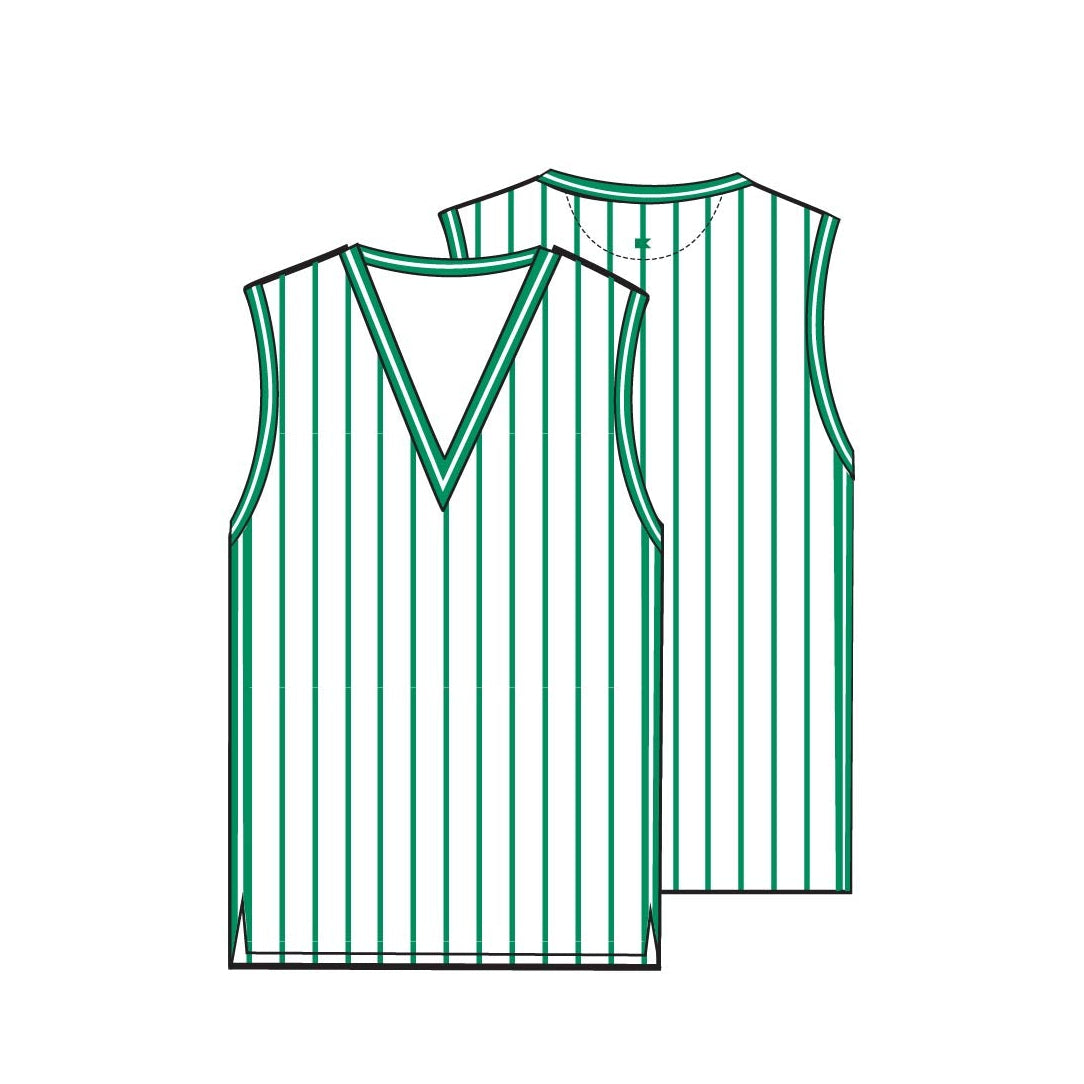Kelly Green Stripe Power Play Tank